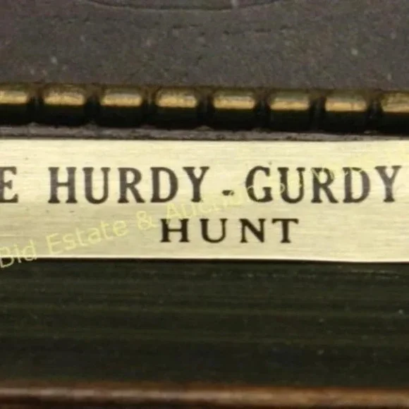 THE HURDY GURDY BOY Vintage Print BY W.HUNT - Picture 4 of 11